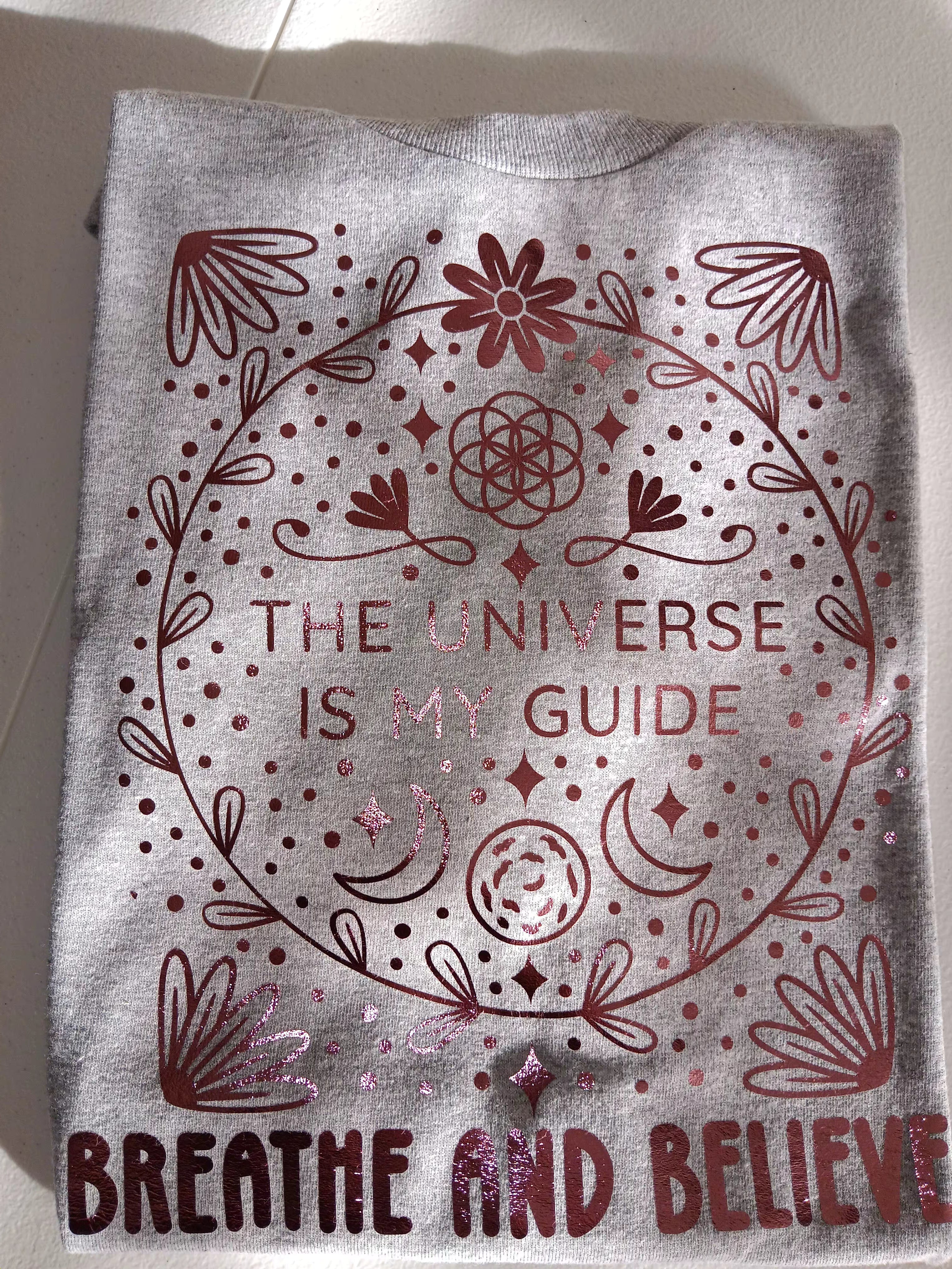 The Universe is my Guide T-Shirt - 12 Universal Laws Affirmation