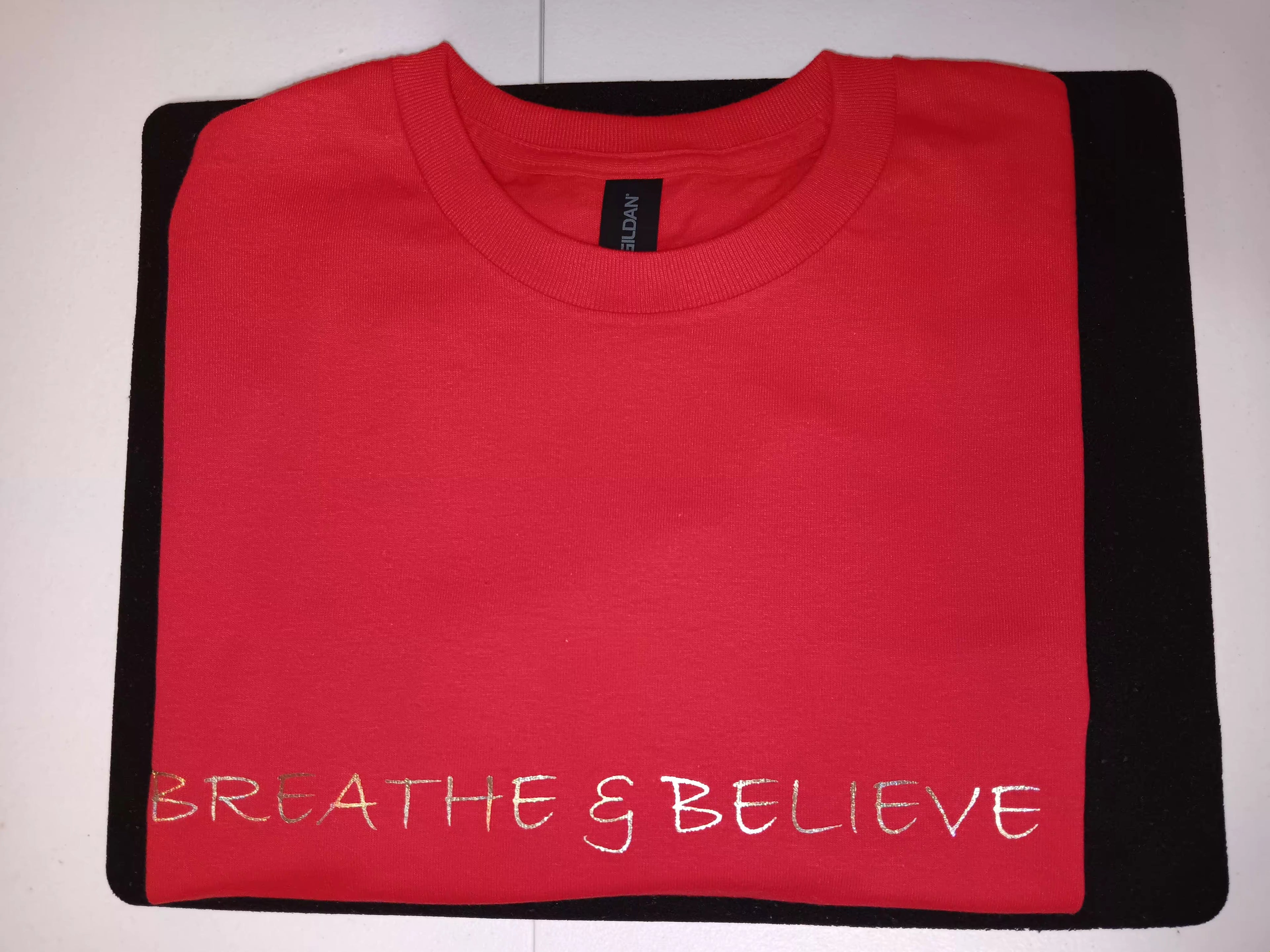 Breathe & Believe Short sleeve T-shirt (2)