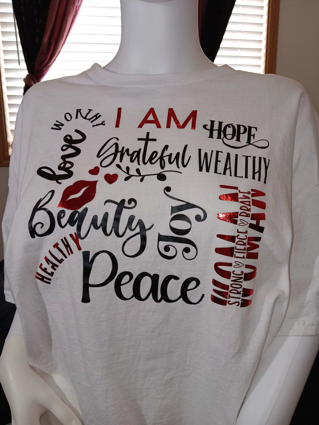 I AM short sleeve T-Shirt-Affirmation T-Shirt for Positive Mindset