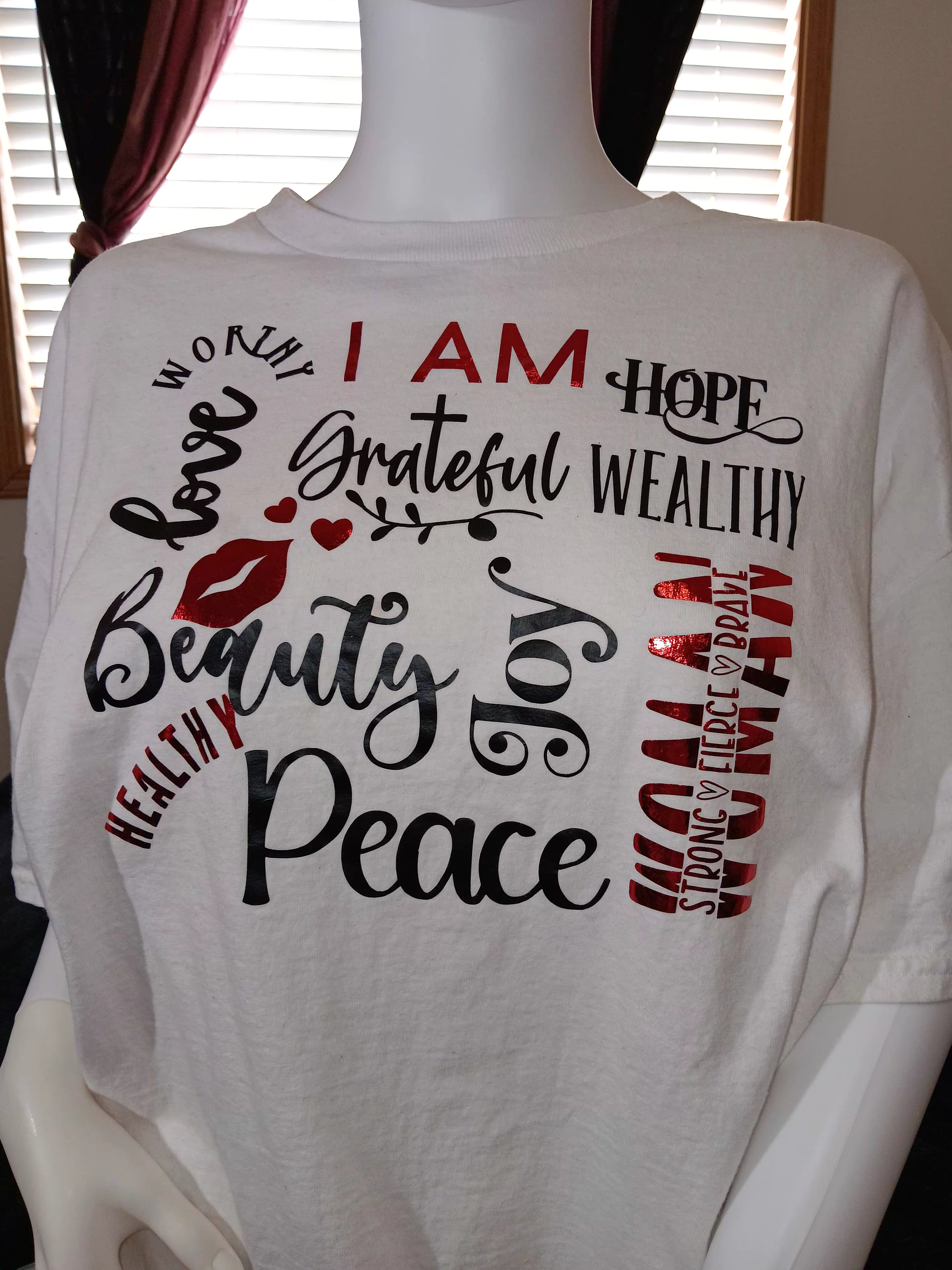 I AM short sleeve T-Shirt-Affirmation T-Shirt for Positive Mindset