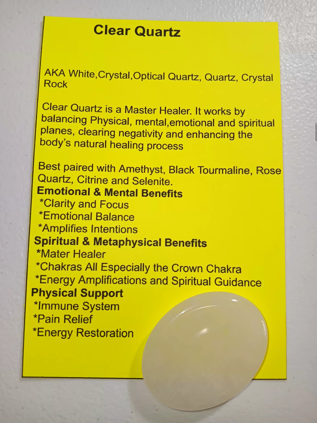 Natural Gemstone Worry Stones for Anxiety Relief & Meditation