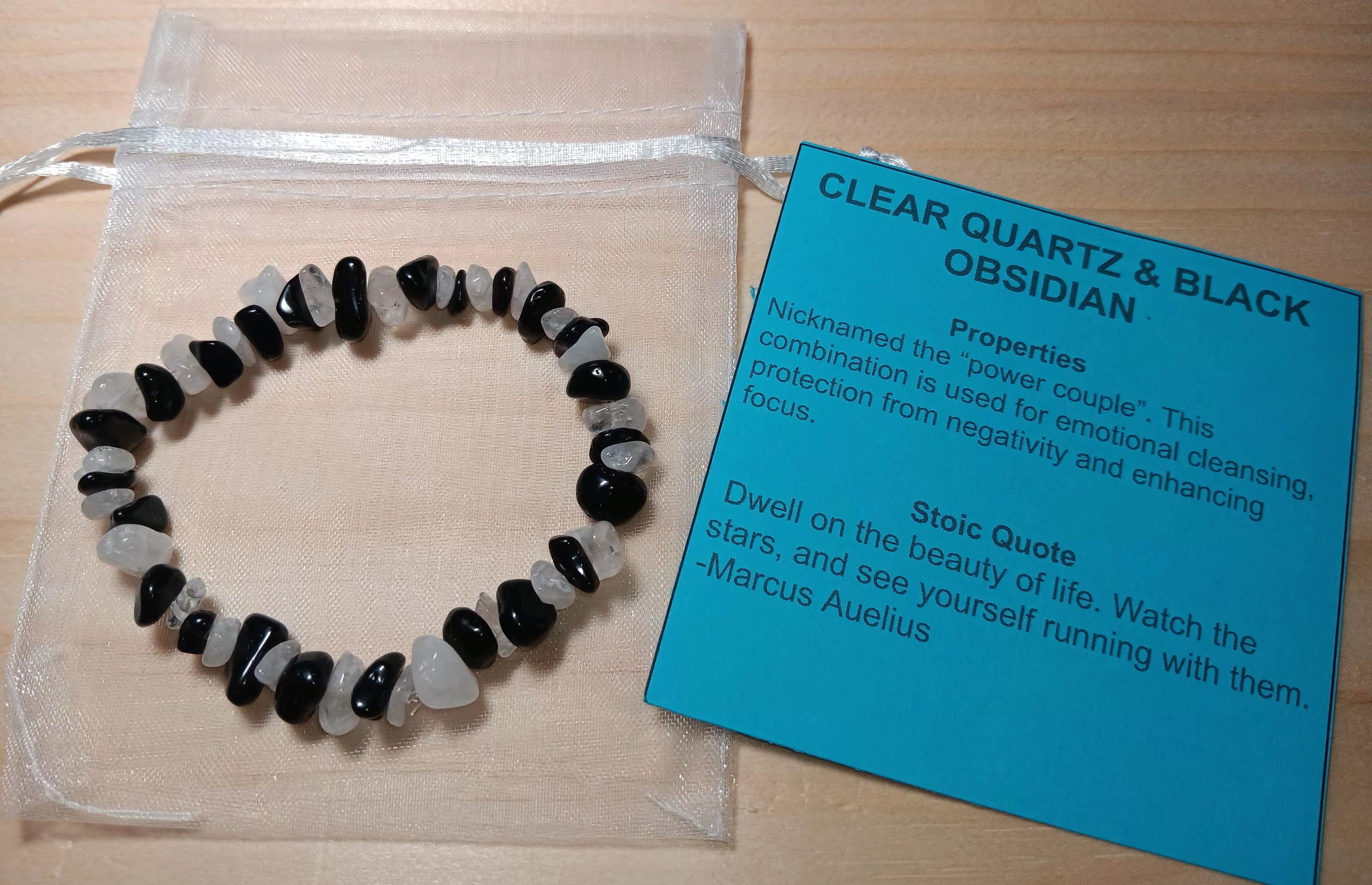 Gemstone/Crystal Bracelets Healing Crystal Bracelets Gemstone Energy Jewelry