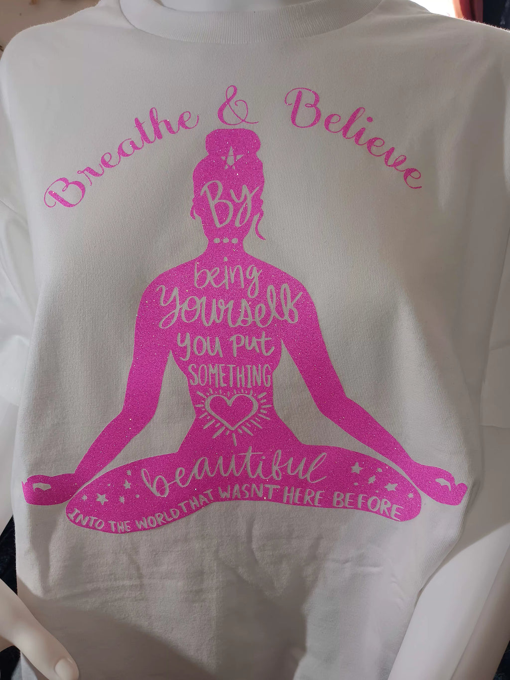 Breathe & Believe Meditation Short Sleeve T-Shirt