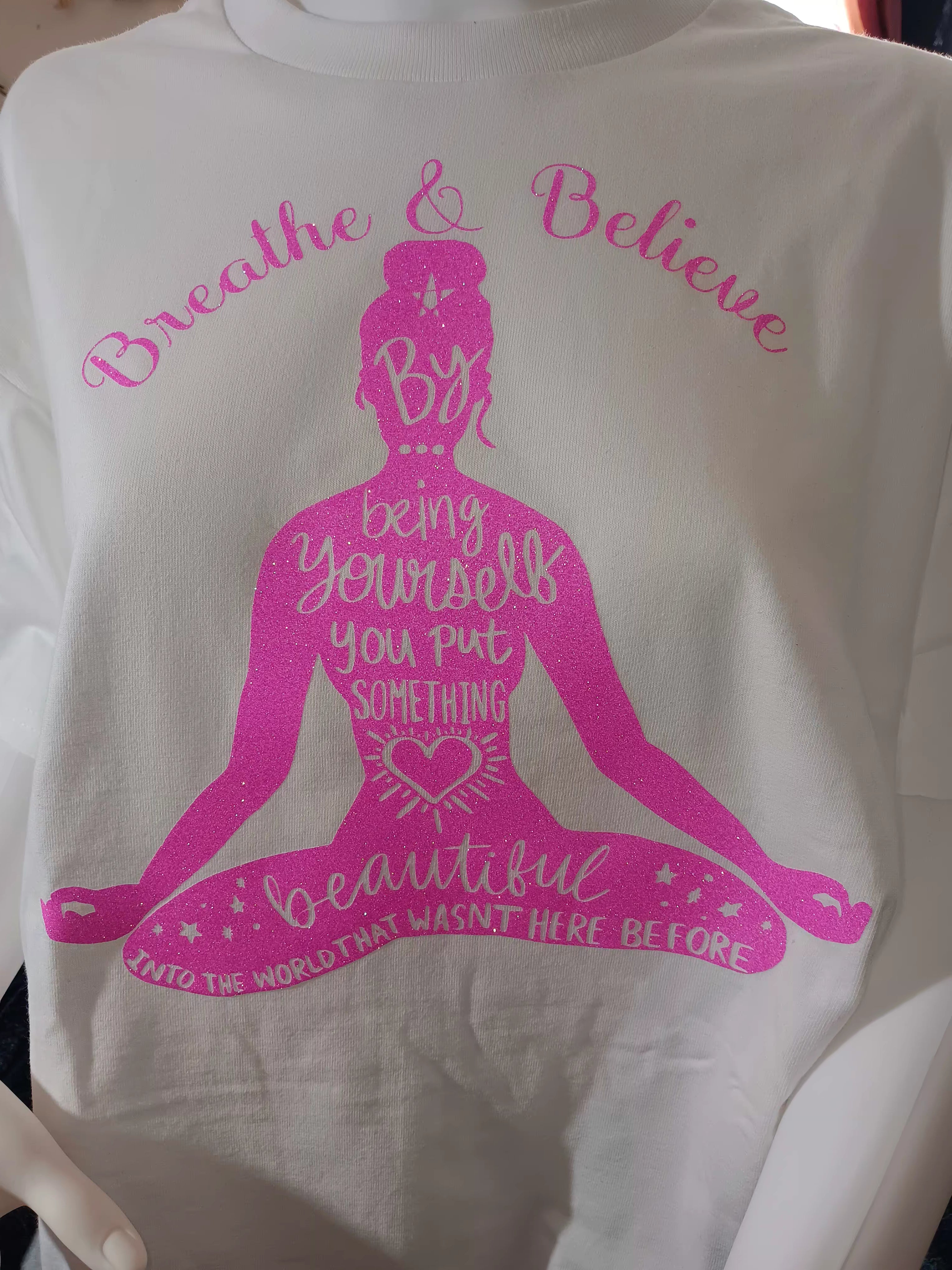 Breathe & Believe Meditation Short Sleeve T-Shirt
