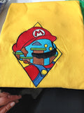 Mario Bros Embroidered T-Shirt