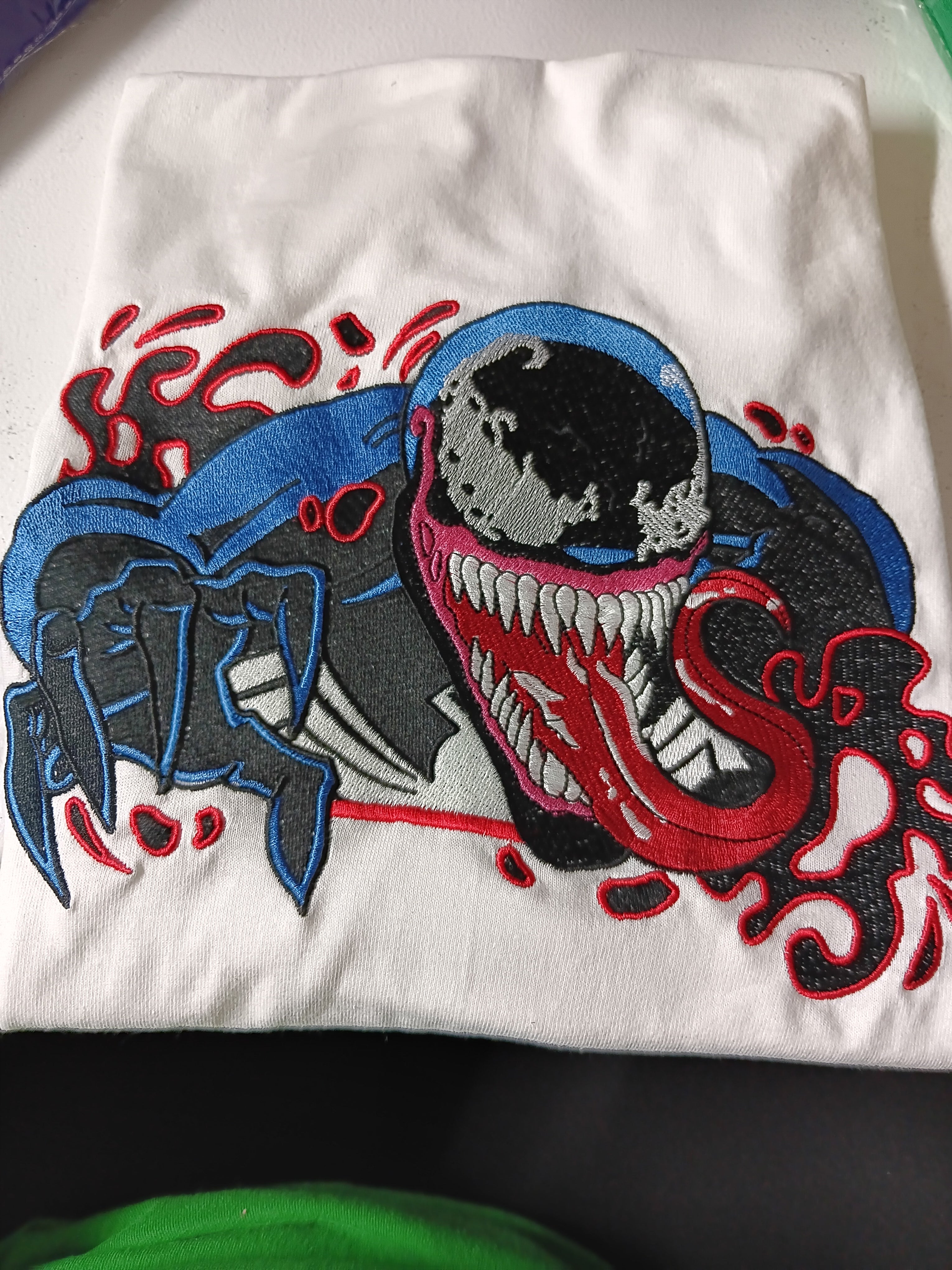 Venom Embroidered T-Shirt