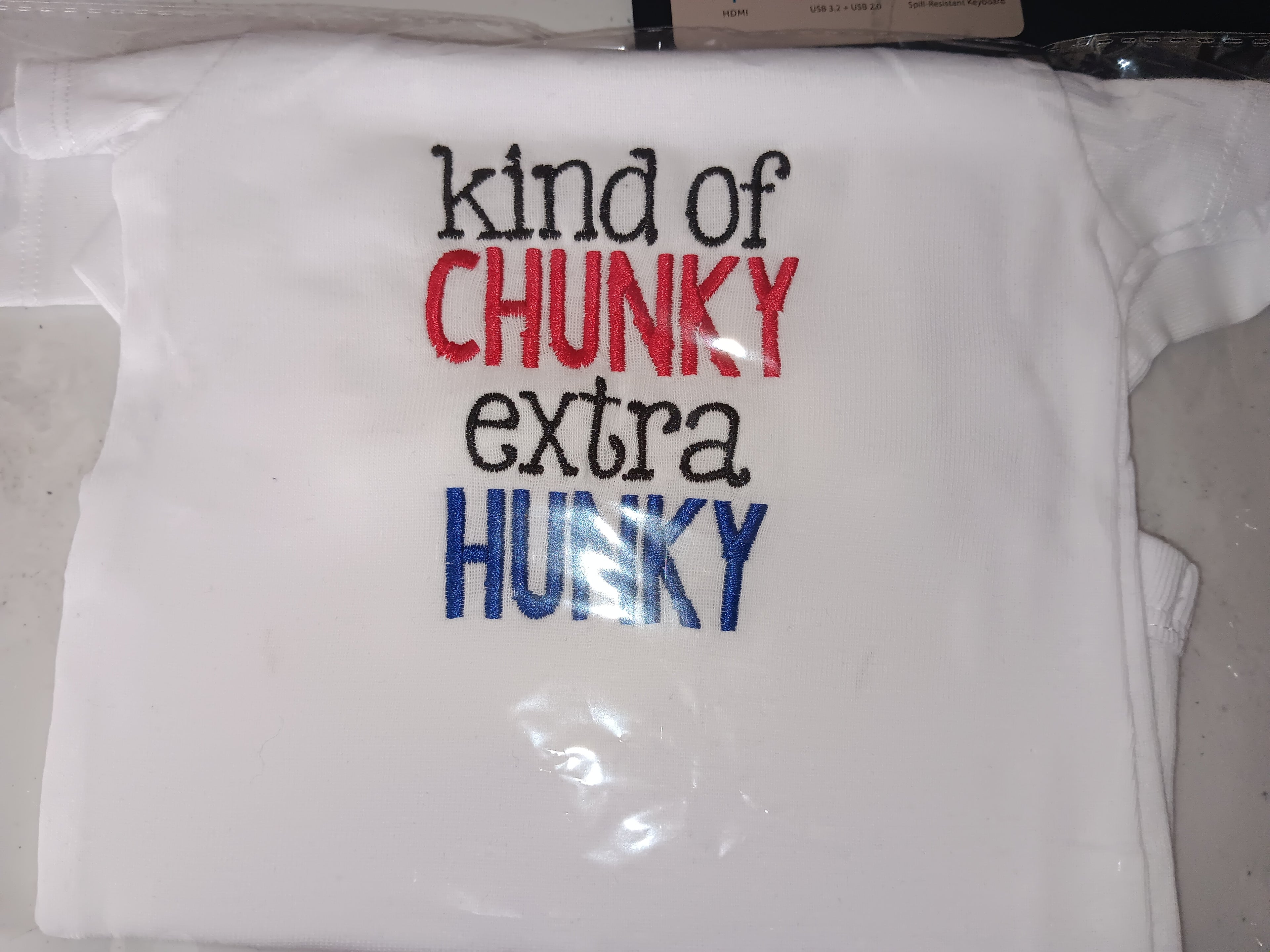 Chunky/Hunky baby onesie