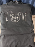 Love French Bulldogs T-Shirt