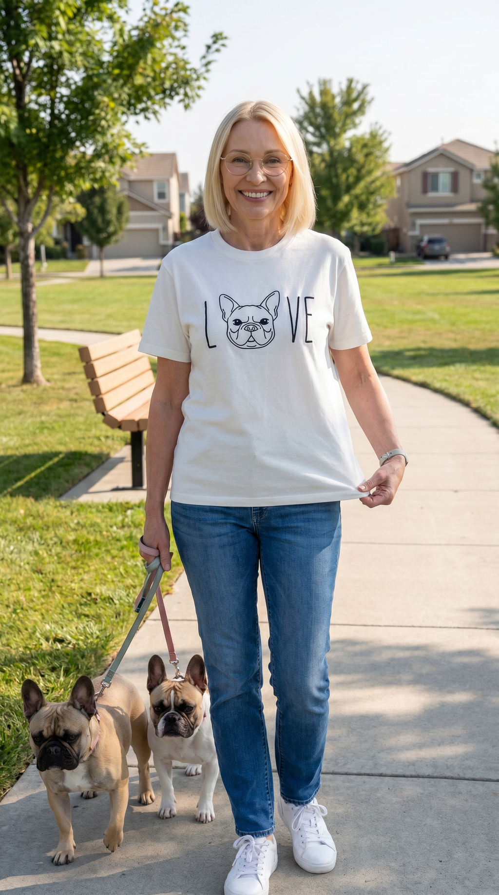 Love French Bulldogs T-Shirt