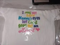 Mommy's heart baby onesie