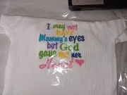 Mommy's heart baby onesie